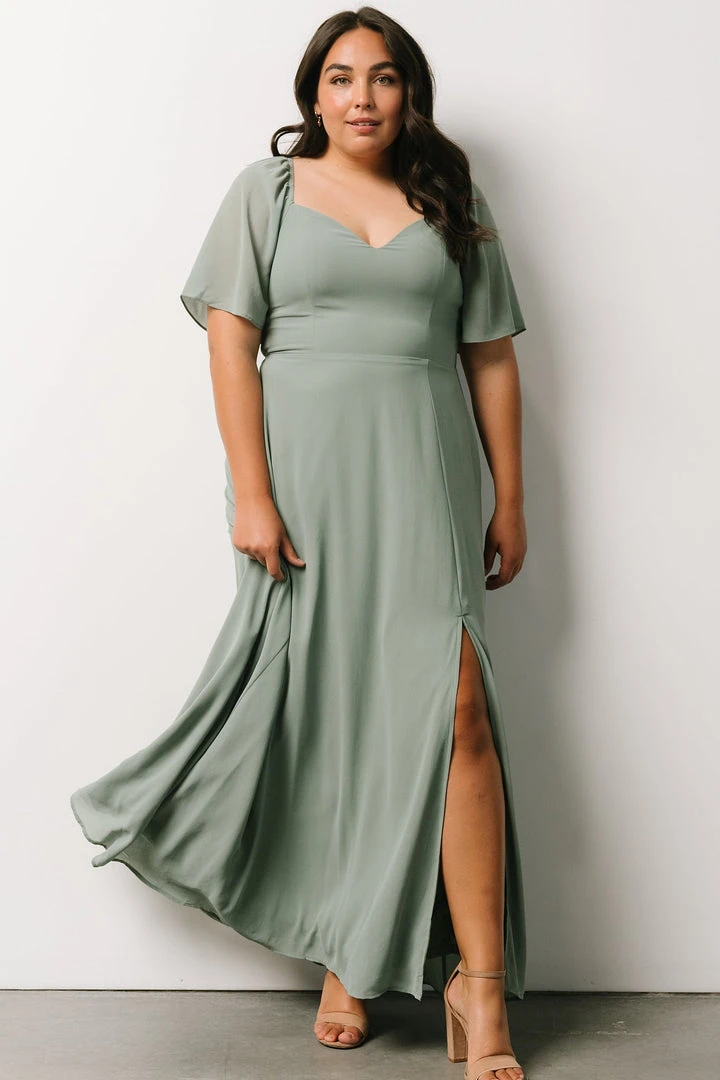 BB Custom Dresses Sierra Sweetheart Maxi Dress | Sage 2 BB Custom Dresses Sierra Sweetheart Maxi Dress | Sage