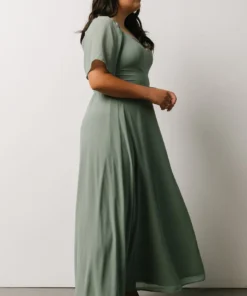 BB Custom Dresses Sierra Sweetheart Maxi Dress | Sage 20 BB Custom Dresses Sierra Sweetheart Maxi Dress | Sage