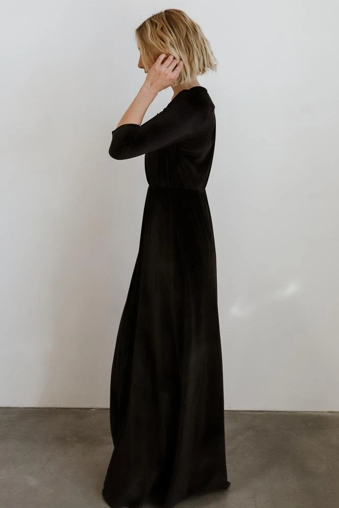 BB Custom Sofia Velvet Maxi Dress | Black Dresses 5 BB Custom Sofia Velvet Maxi Dress | Black Dresses