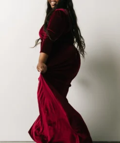 BB Custom Sofia Velvet Maxi Dress | Mulberry 19 BB Custom Sofia Velvet Maxi Dress | Mulberry