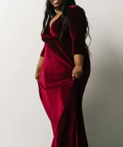 BB Custom Sofia Velvet Maxi Dress | Mulberry