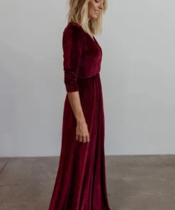 BB Custom Sofia Velvet Maxi Dress | Mulberry 15 BB Custom Sofia Velvet Maxi Dress | Mulberry