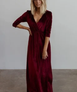 BB Custom Sofia Velvet Maxi Dress | Mulberry 16 BB Custom Sofia Velvet Maxi Dress | Mulberry