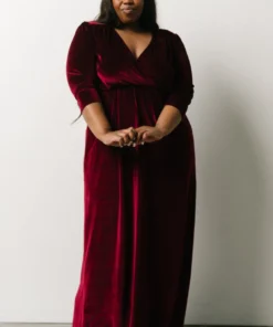 BB Custom Sofia Velvet Maxi Dress | Mulberry