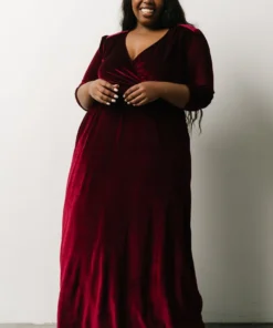 BB Custom Sofia Velvet Maxi Dress | Mulberry 18 BB Custom Sofia Velvet Maxi Dress | Mulberry