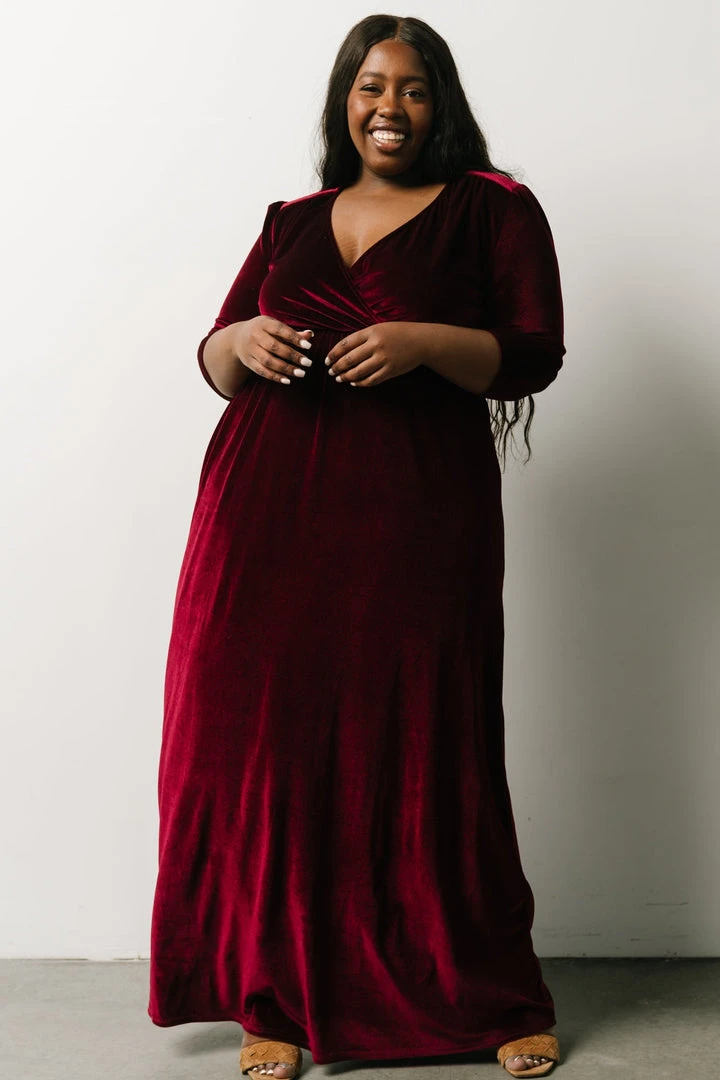 BB Custom Sofia Velvet Maxi Dress | Mulberry 8 BB Custom Sofia Velvet Maxi Dress | Mulberry