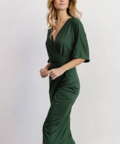 DD Solana Ruched Dress | Hunter Green Dresses 10 DD Solana Ruched Dress | Hunter Green Dresses