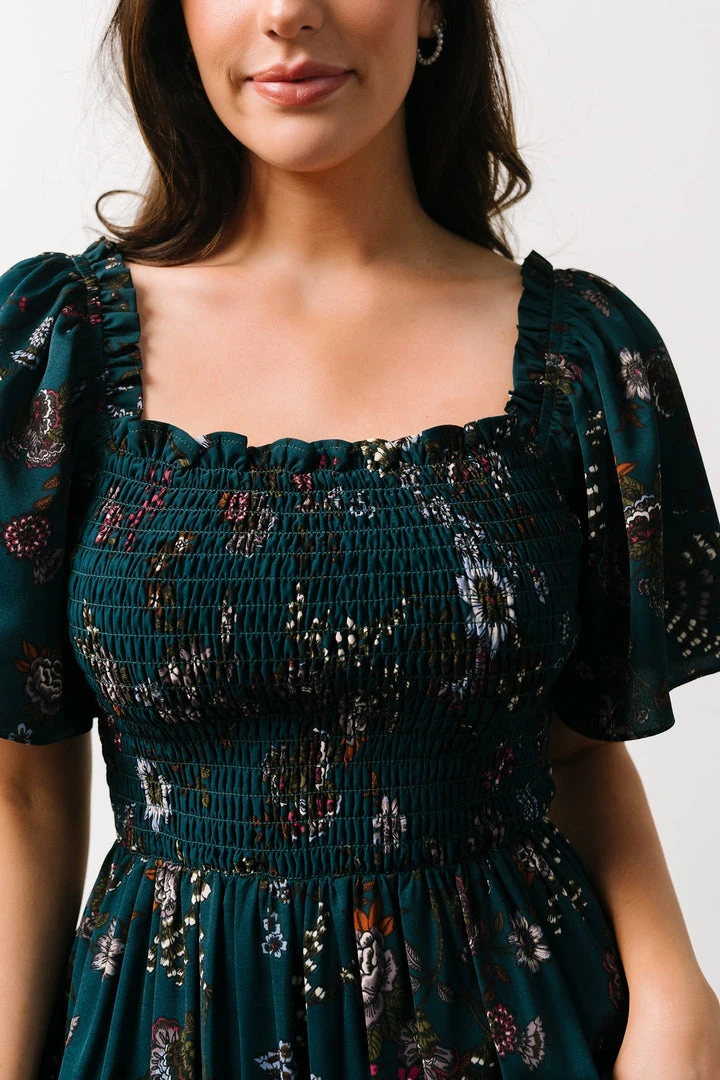 BB Custom Southampton Smocked Maxi Dress | Jade Blossom Dresses 8 BB Custom Southampton Smocked Maxi Dress | Jade Blossom Dresses