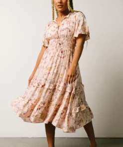 BB Custom Spell Boho Midi Dress | Blush Floral