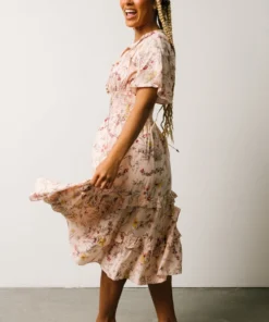 BB Custom Spell Boho Midi Dress | Blush Floral