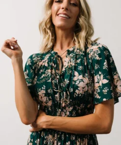 BB Custom Spell Boho Midi Dress | Topaz + Blush Floral