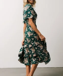 BB Custom Spell Boho Midi Dress | Topaz + Blush Floral