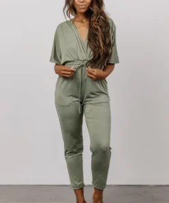 DD Jumpsuits Stevie Ankle Jumpsuit | Dusty Sage 8 DD Jumpsuits Stevie Ankle Jumpsuit | Dusty Sage