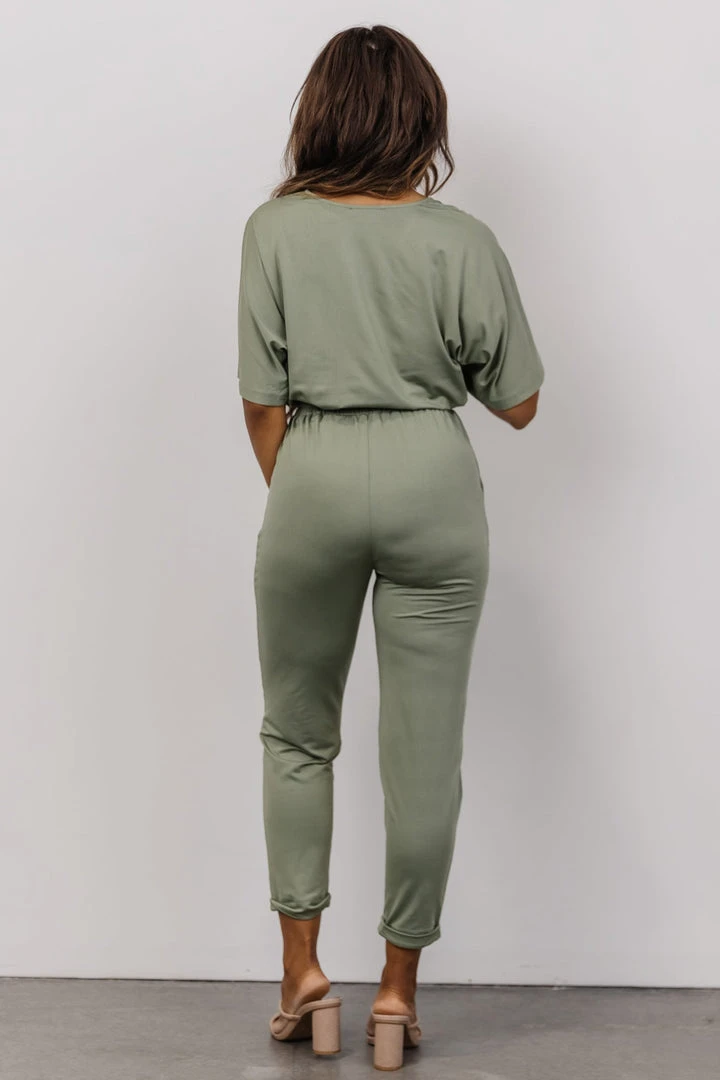 DD Jumpsuits Stevie Ankle Jumpsuit | Dusty Sage 3 DD Jumpsuits Stevie Ankle Jumpsuit | Dusty Sage