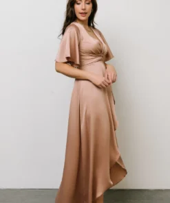 DD Stina Satin Maxi Dress | Champagne 15 DD Stina Satin Maxi Dress | Champagne