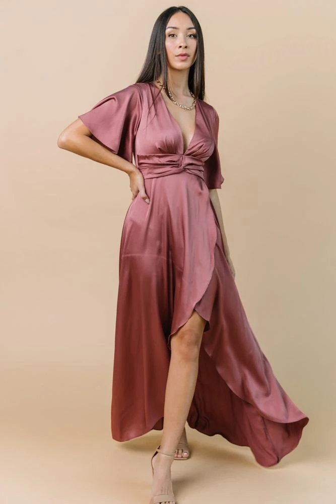 DD Stina Satin Maxi Dress | Dark Rose Dresses 7 DD Stina Satin Maxi Dress | Dark Rose Dresses