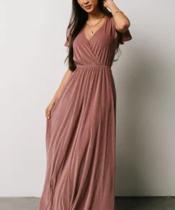 BB Custom Sulzen Velvet Maxi Dress | Rose 15 BB Custom Sulzen Velvet Maxi Dress | Rose