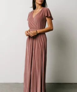 BB Custom Sulzen Velvet Maxi Dress | Rose 18 BB Custom Sulzen Velvet Maxi Dress | Rose