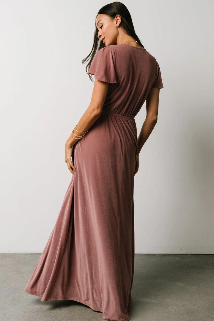 BB Custom Sulzen Velvet Maxi Dress | Rose 2 BB Custom Sulzen Velvet Maxi Dress | Rose