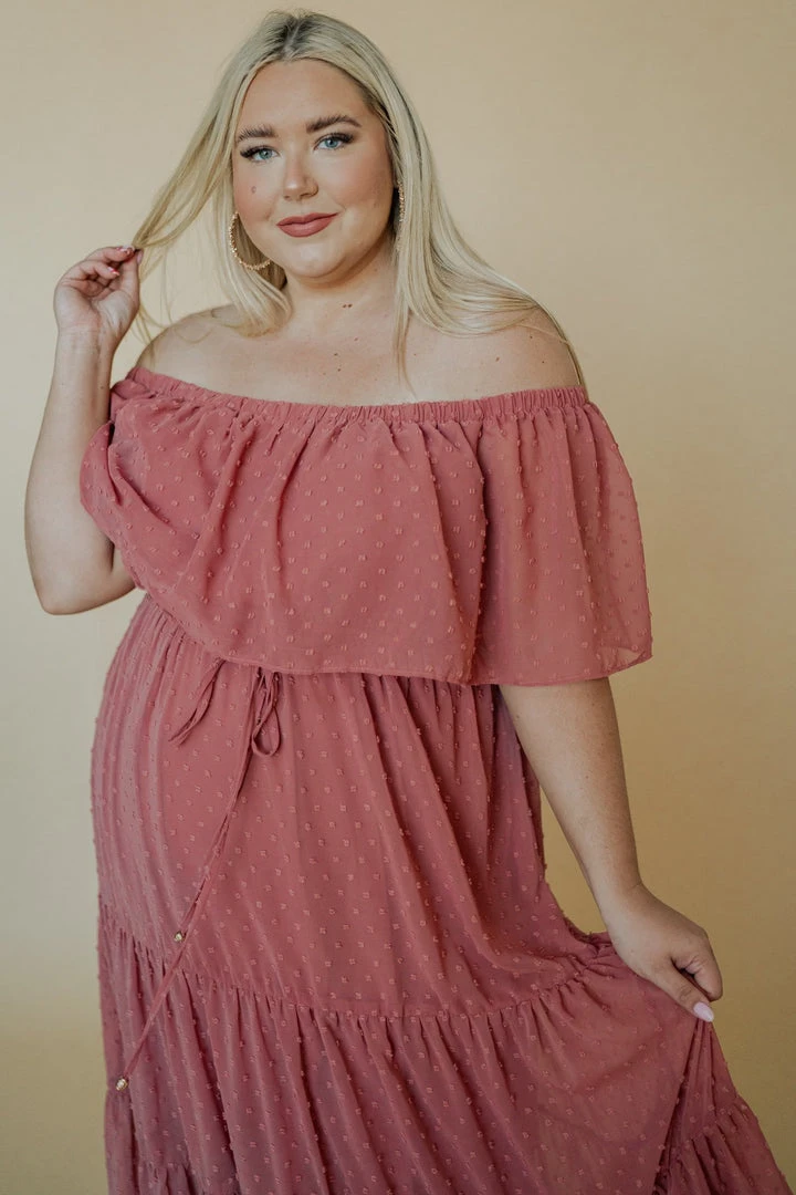 BB Custom Swiss Dot Maxi Dress | Dusty Mauve 7 BB Custom Swiss Dot Maxi Dress | Dusty Mauve