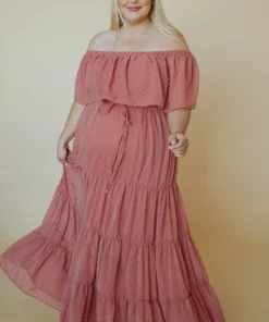 BB Custom Swiss Dot Maxi Dress | Dusty Mauve 19 BB Custom Swiss Dot Maxi Dress | Dusty Mauve