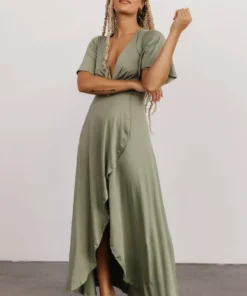 DD Sybil Maxi Dress | Dusty Sage Dresses