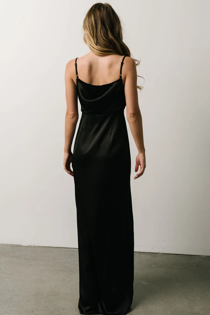 SL Sydney Satin Gown | Black Dresses 7 SL Sydney Satin Gown | Black Dresses