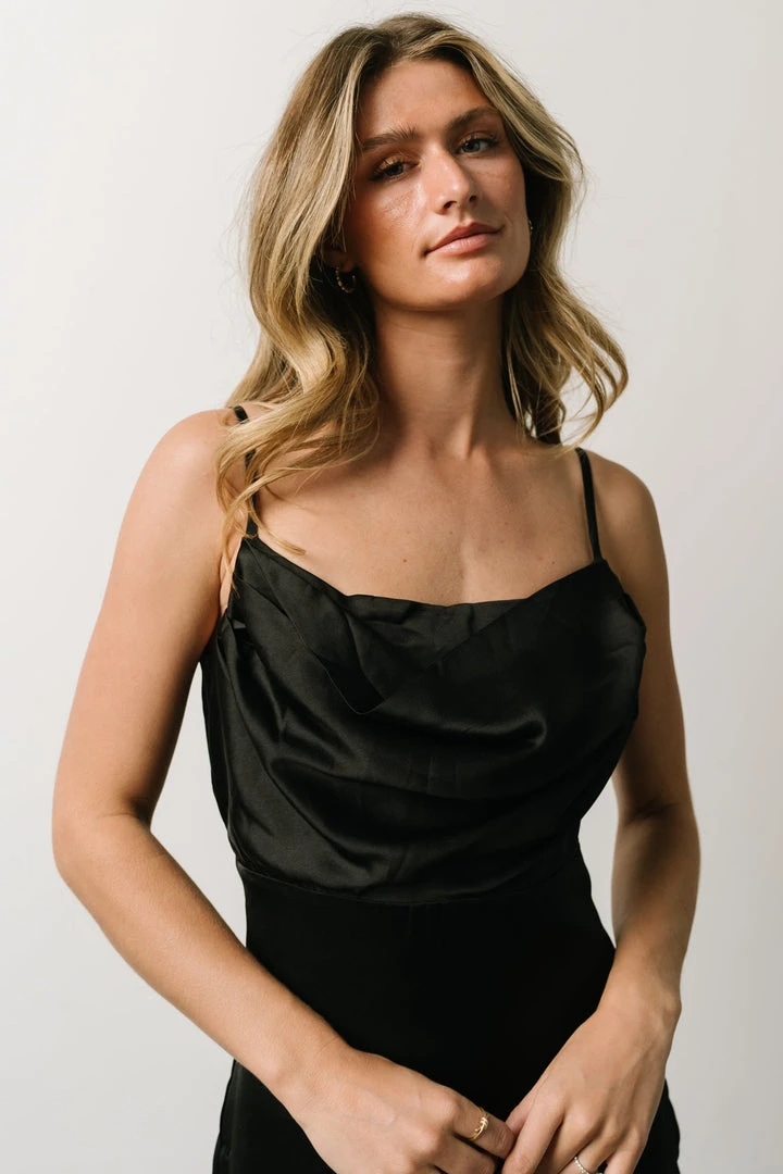 SL Sydney Satin Gown | Black Dresses 4 SL Sydney Satin Gown | Black Dresses