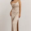 SL Dresses Sydney Satin Gown | Champagne