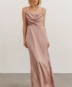 SL Sydney Satin Gown | Dusty Mauve 20 SL Sydney Satin Gown | Dusty Mauve