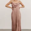 SL Sydney Satin Gown | Dusty Mauve
