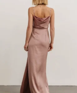 SL Sydney Satin Gown | Dusty Mauve 16 SL Sydney Satin Gown | Dusty Mauve