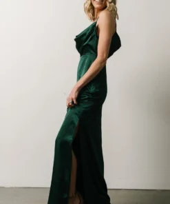 SL Sydney Satin Gown | Emerald 9 SL Sydney Satin Gown | Emerald