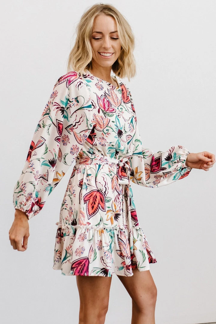 FT Dresses Tally Mini Dress | Off White Multi Print 9 FT Dresses Tally Mini Dress | Off White Multi Print