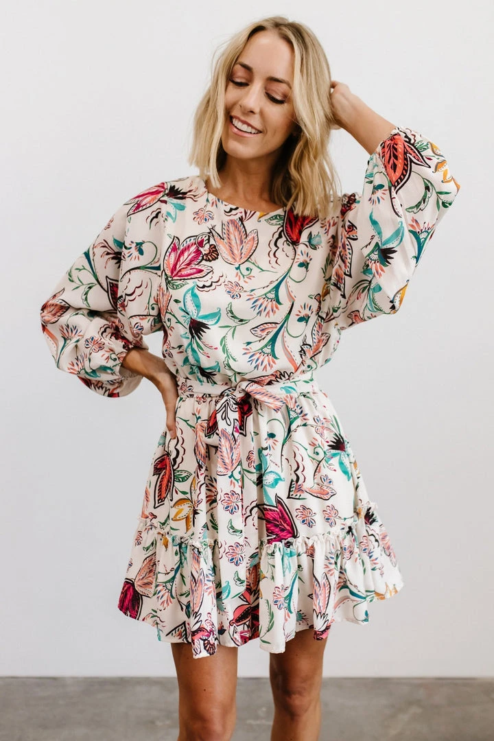 FT Dresses Tally Mini Dress | Off White Multi Print 10 FT Dresses Tally Mini Dress | Off White Multi Print