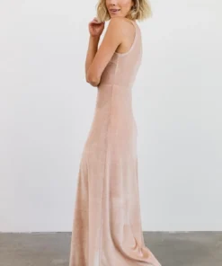 BB Custom Tatiana Velvet One Shoulder Maxi Dress | Champagne Dresses 15 BB Custom Tatiana Velvet One Shoulder Maxi Dress | Champagne Dresses