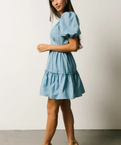 FT Tess Short Dress | Chambray Dresses
