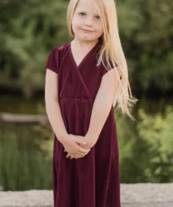 BB Custom Toddler Athena Pleated Midi Dress | Mulberry Dresses