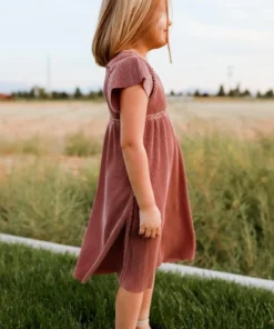 BB Custom Dresses Toddler Athena Pleated Midi Dress | Rose 12 BB Custom Dresses Toddler Athena Pleated Midi Dress | Rose