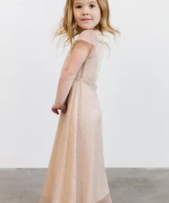 BB Custom Dresses Toddler Grace Sparkle Gown | Champagne