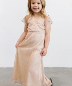 BB Custom Dresses Toddler Grace Sparkle Gown | Champagne