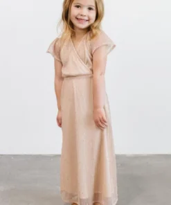 BB Custom Dresses Toddler Grace Sparkle Gown | Champagne