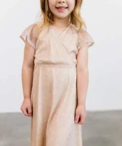 BB Custom Dresses Toddler Grace Sparkle Gown | Champagne