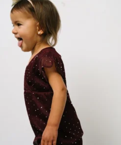 BB Custom Dresses Toddler Grace Sparkle Gown | Mulberry