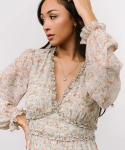 POL Dresses Tove Maxi Dress | Sage Floral