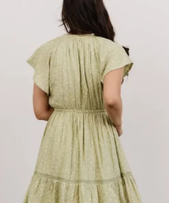 IL Trixie Tie Neck Mini Dress | Light Green Dresses 9 IL Trixie Tie Neck Mini Dress | Light Green Dresses