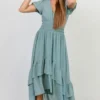 BB Custom Tuscany High-Low Dress | Sea Blue Dresses