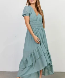 BB Custom Tuscany High-Low Dress | Sea Blue Dresses