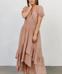 BB Custom Tuscany High-Low Dress | Nude Blush