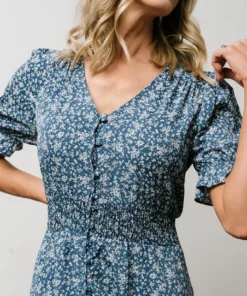 HAY Robyn Maxi Dress | French Blue Floral Dresses